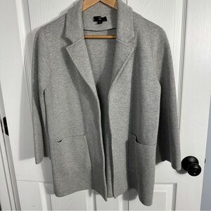 J. Crew 365 open front blazer/sweater,‎ size small, 3/4 sleeve, layer, cozy